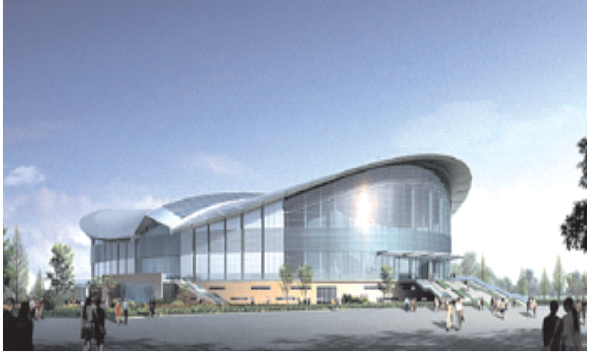 淄博市体育馆、游泳馆