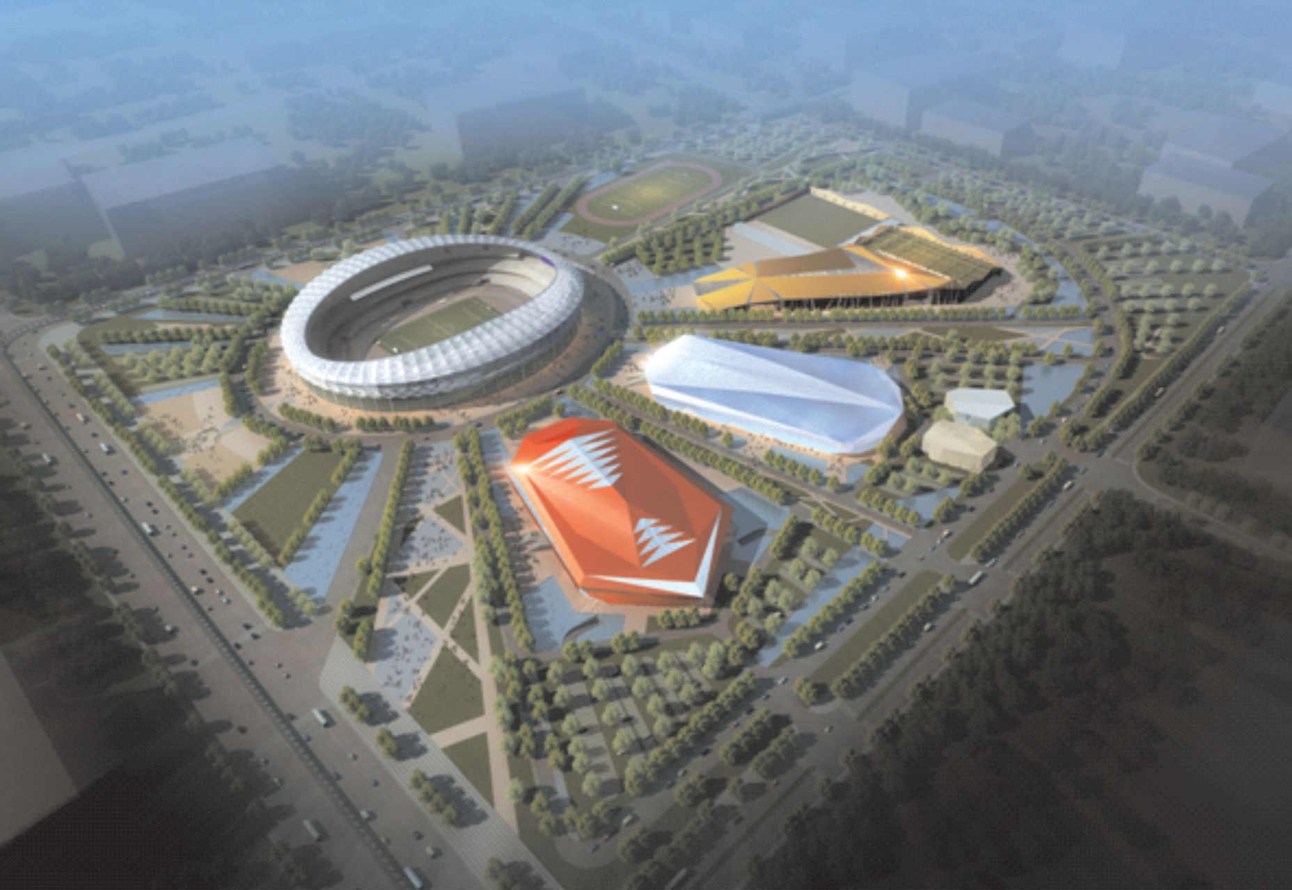 济宁文体中心（体育场及三馆）